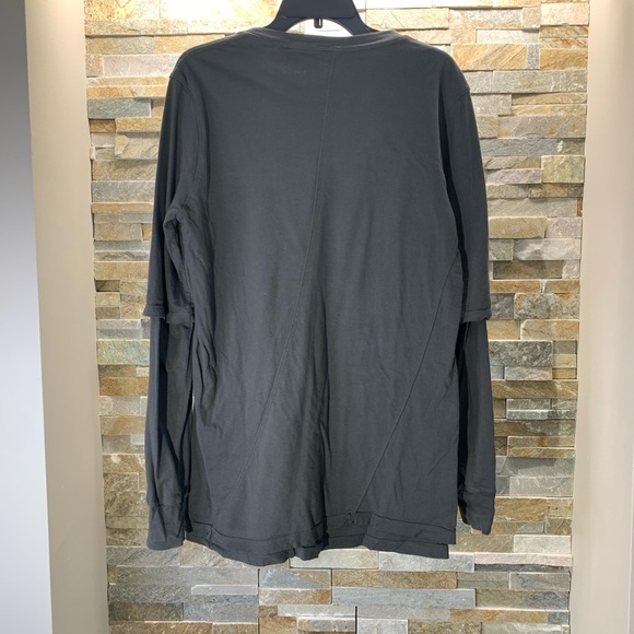 🎁 HIP AND BONE City Layered Crew Neck Tee - Picture 4 of 5